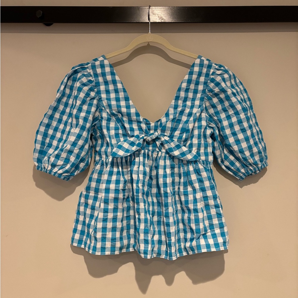 Lilly Pulitzer Sarafina Short Puff Sleeve Blouse